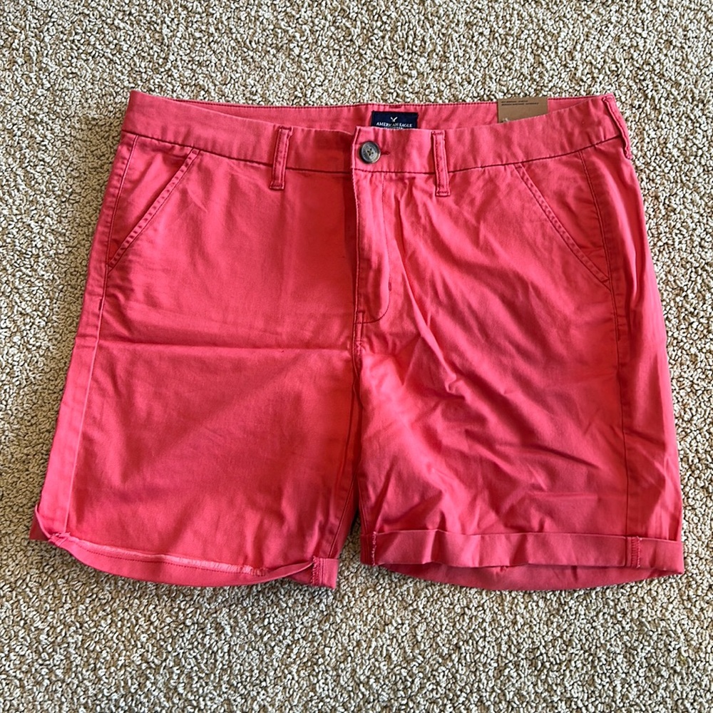 American Eagle Boy Bermuda shorts coral color